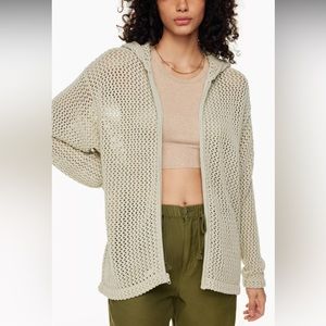 Aritzia TNA open knit jacket